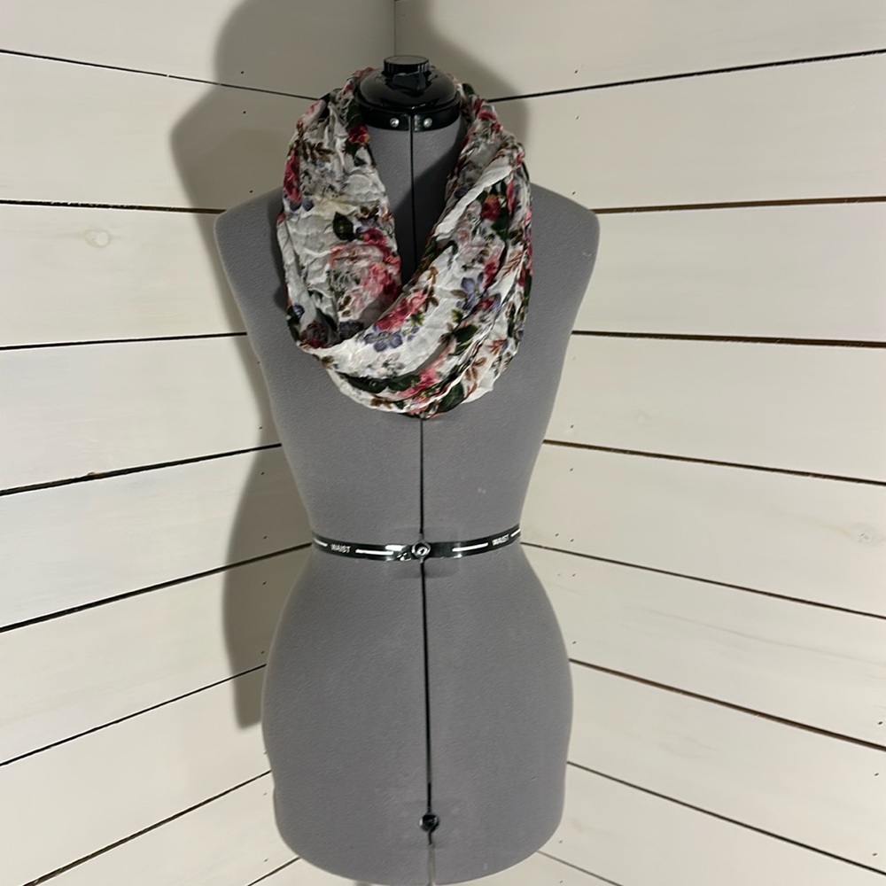 Floral Infinity Scarf